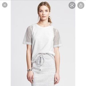 Banana Republic Mesh Top